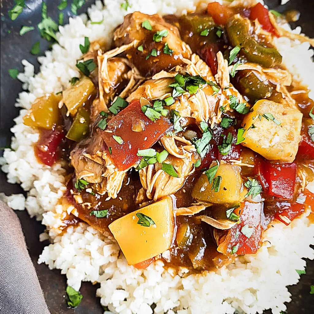 Sweet Hawaiian Crockpot Chicken