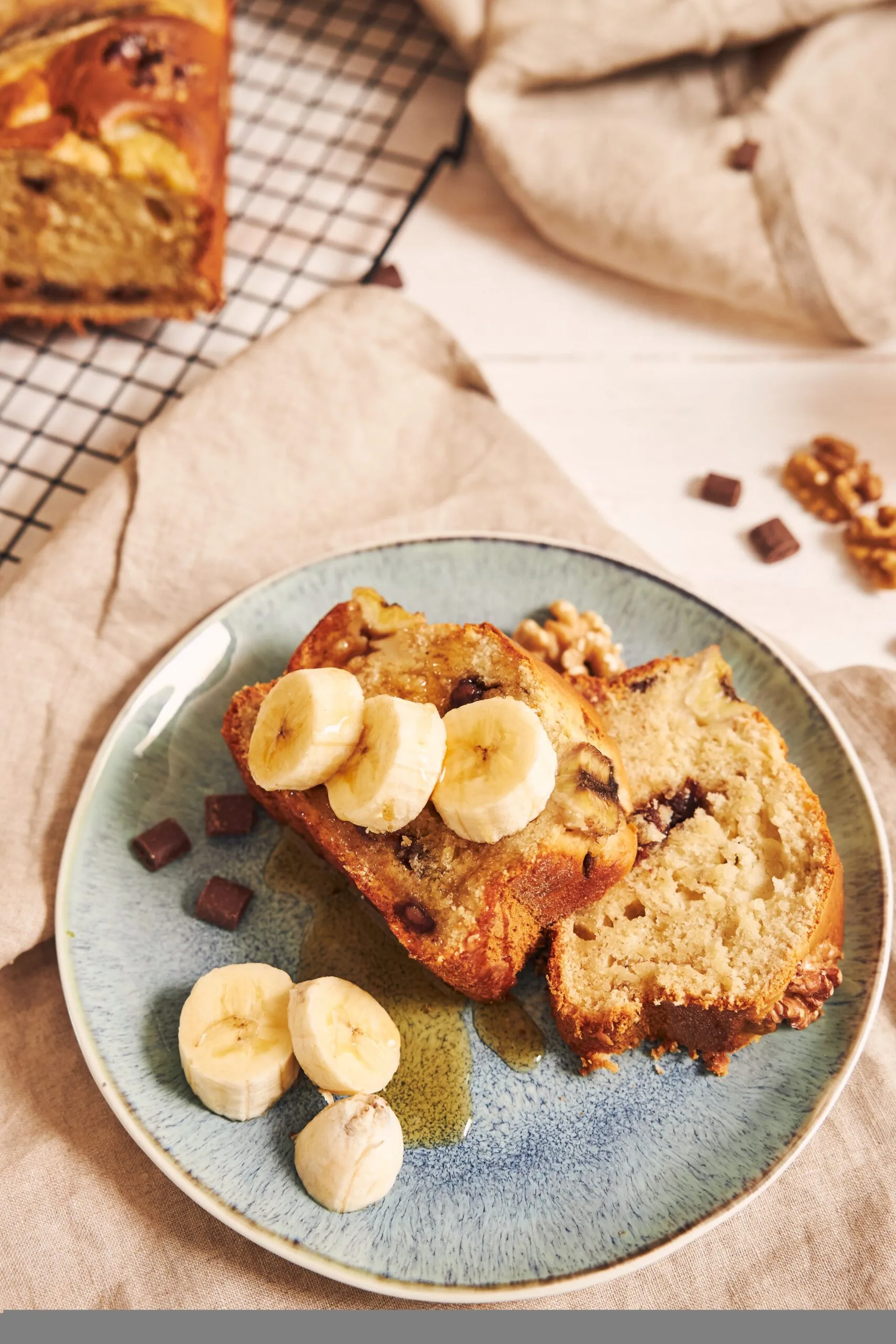 Baking Banana Nut Bread with Pecans